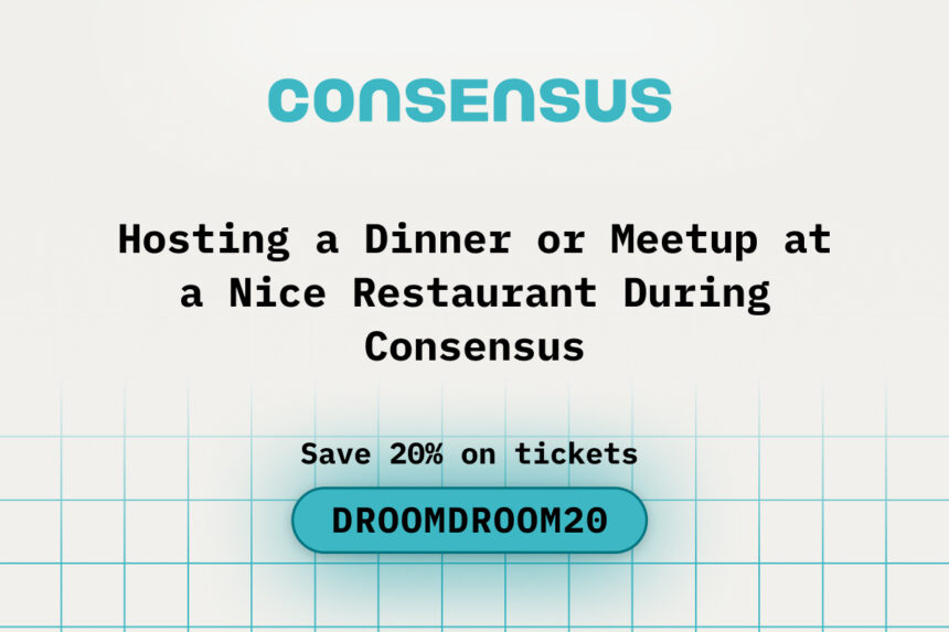Hosting a Dinner or Meetup at a Nice Restaurant During Consensus