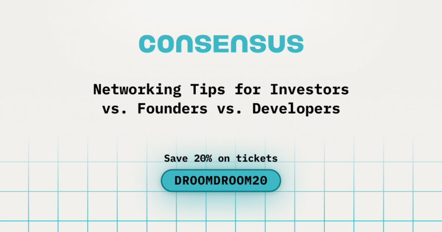 Networking Tips for Investors vs. Founders vs. Developers